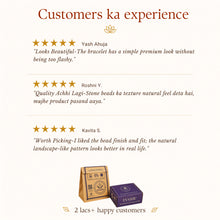 Load image into Gallery viewer, Evashu customer reviews and verified buyer feedback for Picture Jasper Bracelet