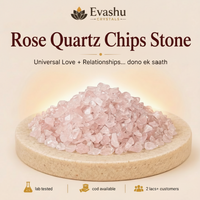 Rose Quartz Chips Stone – Symbol of Love, Compassion, and Emotional Healing – Perfect for Decoration