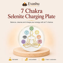 Load image into Gallery viewer, Authentic natural Selenite Charging Plate for Crystal Charging and Energy Cleansing, shown as the main Evashu product view