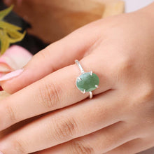 Load image into Gallery viewer, Green Aventurine Ring (Adjustable) – Symbol of Opportunity, Prosperity, and Growth – Perfect for Unisex Wear - Lifestyle View | Natural Green Aventurine, Seven Chakra Crystal Ring for Wealth & Abundance