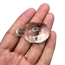 Load image into Gallery viewer, Original Certified AAA Grade Sphatik Tortoise Idol for Meditation and Pooja - Scale Reference | Natural Sphatik Crystal Crystal Product for Evil Eye Protection & Negative Energy Shield