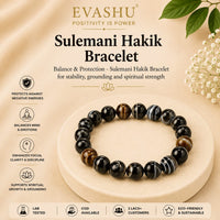 Sulemani Hakik Bracelet – Natural Stone Bracelet for Everyday Wear & Timeless Style | Unisex Crystal Jewellery