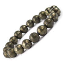 Load image into Gallery viewer, Pack of 2 Pyrite Bracelets for Wealth – Reiki Healing Stones | Unisex Handcrafted Jewelry