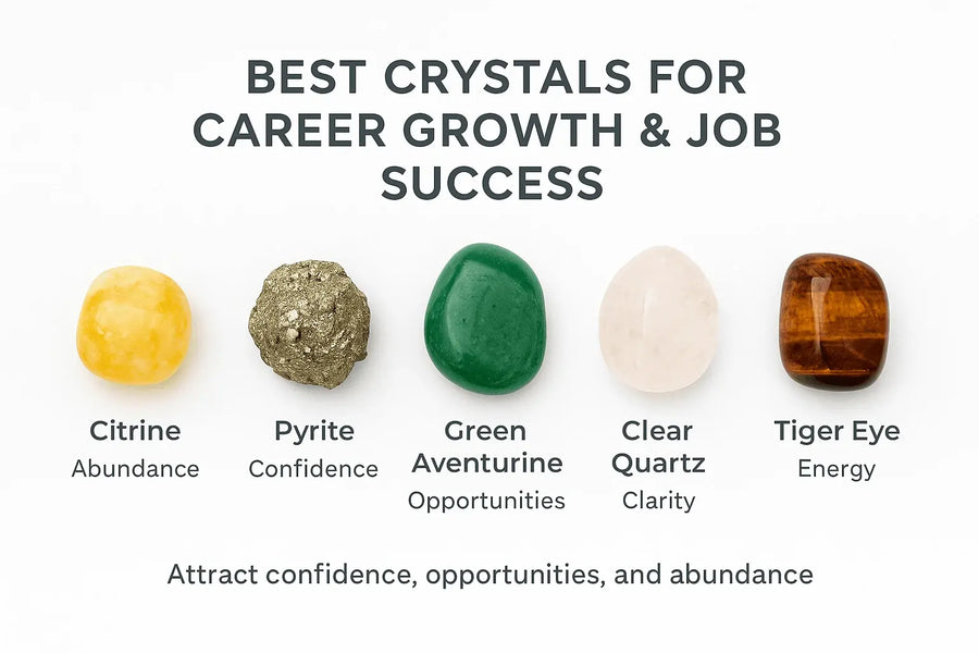 Best Crystals for Career Growth and Job Success in India