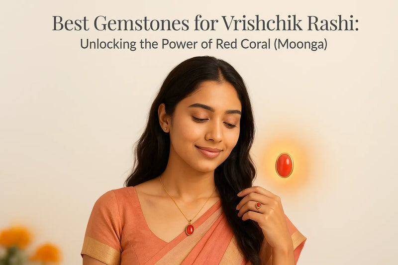 Best Gemstones for Vrishchik Rashi: Unlocking the Power of Red Coral (Moonga) | Evashu Crystals