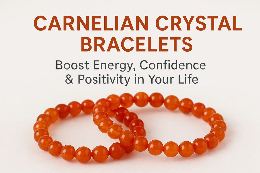 Carnelian Crystal Bracelets Boost Energy, Confidence & Positivity in Your Life