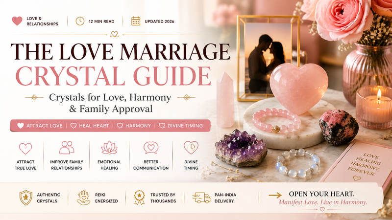 Best Crystals for Love Marriage, Family Approval & Relationships (2026)