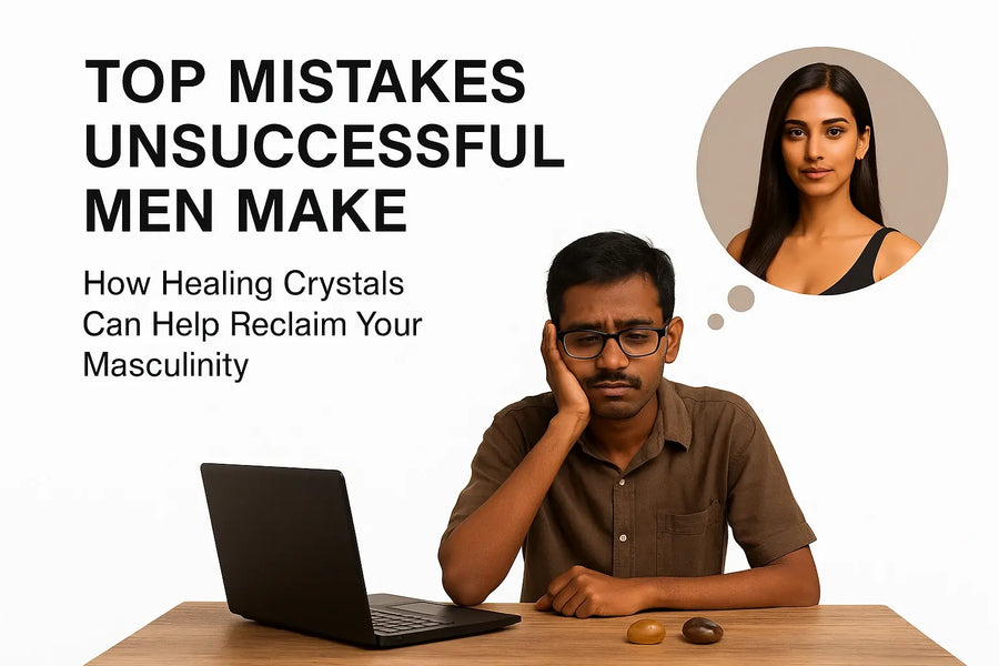 Top Mistakes Unsuccessful Men Make and How Healing Crystals Can Help Reclaim Masculinity
