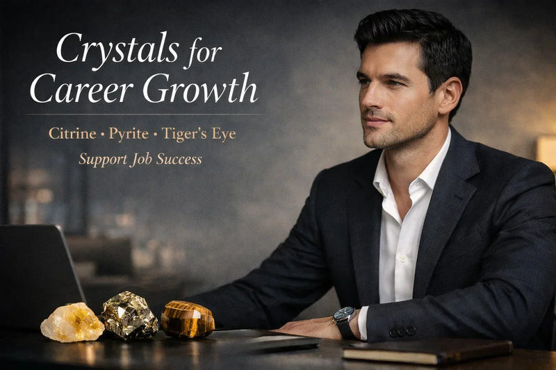 Crystals for Career Growth: How Citrine, Pyrite & Tiger’s Eye Support Job Success