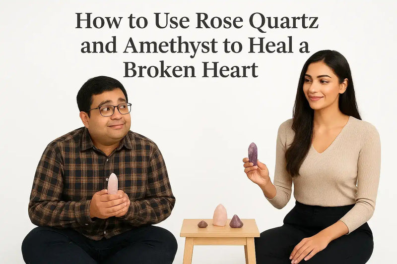 How to Use Rose Quartz and Amethyst to Heal a Broken Heart