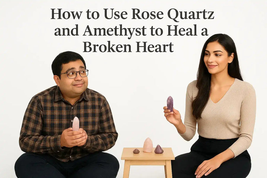 How to Use Rose Quartz and Amethyst to Heal a Broken Heart