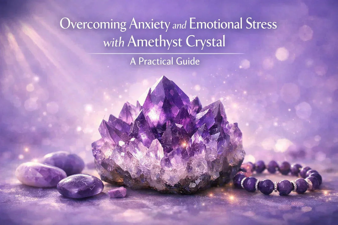 Overcoming Anxiety and Emotional Stress with Amethyst Crystal: A Practical Guide