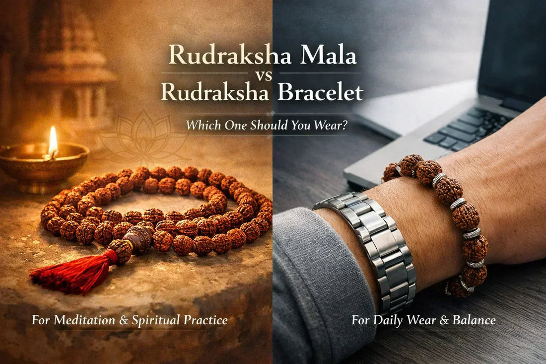 Rudraksha Mala vs Rudraksha Bracelet: Which One Should You Wear?
