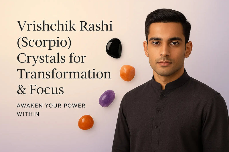 Vrishchik Rashi (Scorpio) Crystals for Transformation & Focus