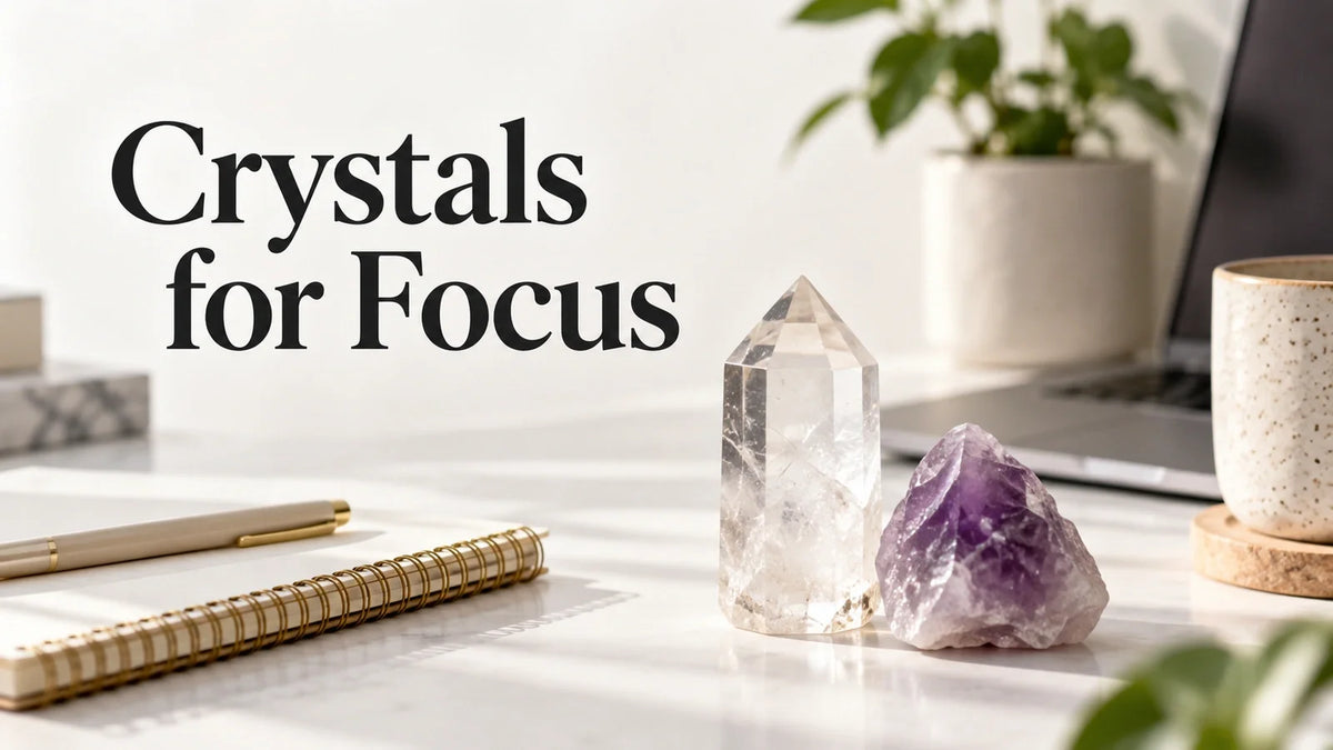 Crystals for Focus & Concentration at Work or Study