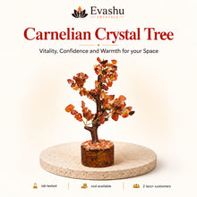 Load image into Gallery viewer, Natural Carnelian crystal tree by Evashu Crystals - view 1 - 01 evashu carnelian crystal tree hero
