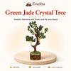 Natural Green Jade crystal tree by Evashu Crystals - view 1 - 01 evashu green jade crystal tree hero