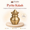 Natural Pyrite 4 cm crystal Kalash by Evashu Crystals - view 1 - 01 evashu pyrite kalash 4cm hero