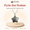 Natural Pyrite star pendant by Evashu Crystals - view 1 - 01 pyrite star pendant hero