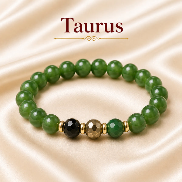 Taurus / Vrishabh Rashi Bracelet on silk cloth