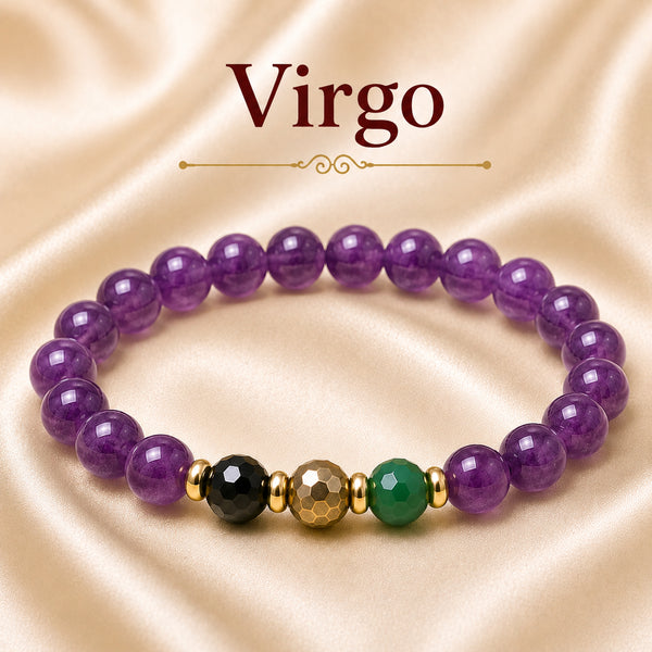 Virgo / Kanya Rashi Bracelet on silk cloth