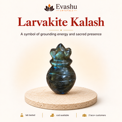 Evashu Larvikite Crystal Kalash – product gallery view 1 of 7