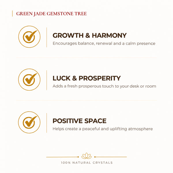 Natural Green Jade crystal tree by Evashu Crystals - view 2 - 02 evashu green jade crystal tree benefits