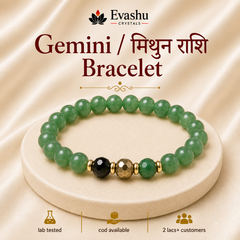 Gemini / Mithun Rashi (मिथुन राशि) Bracelet product hero on pedestal