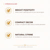 Natural Citrine crystal Kalash by Evashu Crystals - view 2 - 02 benefits citrine kalash