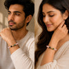 Men and women wearing Cancer / Kark Rashi (कर्क राशि) Bracelet
