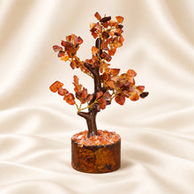 Load image into Gallery viewer, Natural Carnelian crystal tree by Evashu Crystals - view 4 - 04 evashu carnelian crystal tree lifestyle
