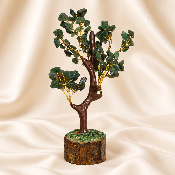 Natural Green Jade crystal tree by Evashu Crystals - view 4 - 04 evashu green jade crystal tree lifestyle
