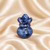 Natural Sodalite 4 cm crystal Kalash by Evashu Crystals - view 4 - 04 evashu sodalite kalash 4cm lifestyle