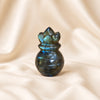 Natural Larvikite crystal Kalash by Evashu Crystals - view 4 - 04 lifestyle larvikite kalash