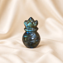 Load image into Gallery viewer, Natural Larvikite crystal Kalash by Evashu Crystals - view 4 - 04 lifestyle larvikite kalash
