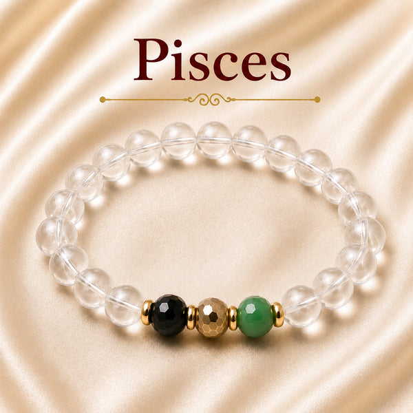 Pisces / Meen Rashi Bracelet on silk cloth