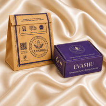 Load image into Gallery viewer, Natural Amethyst cross pendant by Evashu Crystals - view 6 - 06 amethyst cross pendant packaging only
