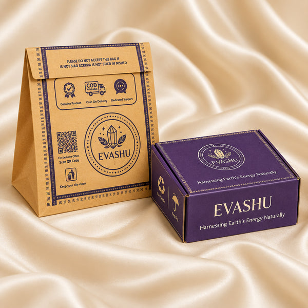 Natural Pyrite 4 cm crystal Kalash by Evashu Crystals - view 6 - 06 evashu pyrite kalash 4cm packaging