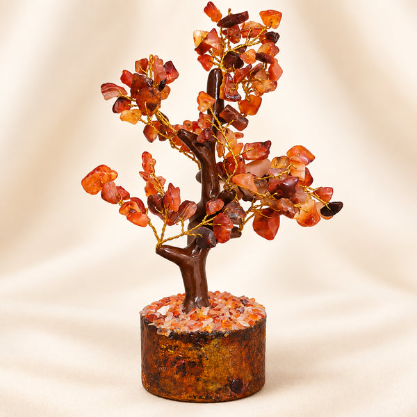 Natural Carnelian crystal tree by Evashu Crystals - view 7 - 07 evashu carnelian crystal tree close up
