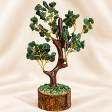 Load image into Gallery viewer, Natural Green Jade crystal tree by Evashu Crystals - view 7 - 07 evashu green jade crystal tree close up
