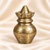 Natural Pyrite 4 cm crystal Kalash by Evashu Crystals - view 7 - 07 evashu pyrite kalash 4cm close up
