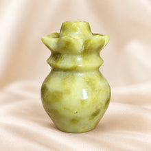 Load image into Gallery viewer, Natural Serpentine crystal Kalash by Evashu Crystals - view 7 - 07 closeup serpentine kalash
