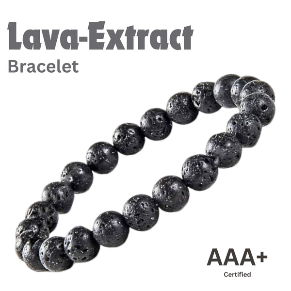 Grounding & Protection - Lava Stone Bracelet for steady energy, focus, and a strong everyday foundation