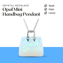 Load image into Gallery viewer, Opal Mini Handbag Pendant – Symbol of Spark, Hope, and Luxury – Perfect for Daily Wear
