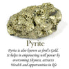 Raw Pyrite Stone - A Powerful Crystal for Energy, Abundance, Confidence, and Protection