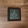 Agate Pyrite Plate with Navkar Mantra – Healing Crystal for Energy Protection & Spiritual Growth