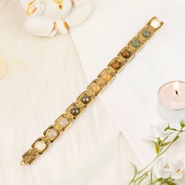 Golden color Plated Money Magnet Bracelet – Symbol of Wealth, Focus, and Success - Suitable for Daily Wear
