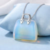 Opal Mini Handbag Pendant – Symbol of Spark, Hope, and Luxury – Perfect for Daily Wear