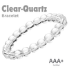 Pure Clear Quartz Crystal Bracelet: Clarity & Focus for Both Men & Women