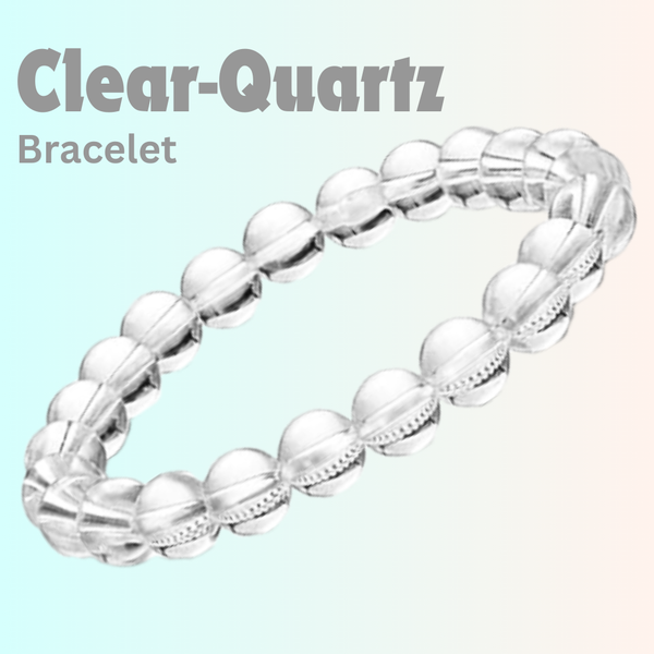 Model wearing a stylish Clear Quartz, Citrine and Rose quartz bracelet to highlight its elegance and aesthetic appeal. Get to know more about the Clear Quartz, Citrine and Rose quartz benefits